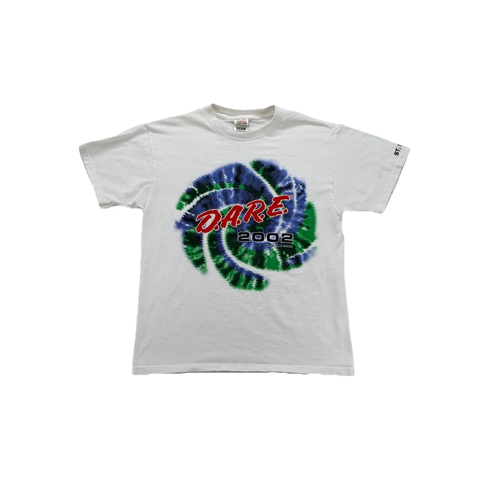 DARE Shirt M 2002 St Micheal's, ironic, indie sleeze, grunge, graphicT, y2k